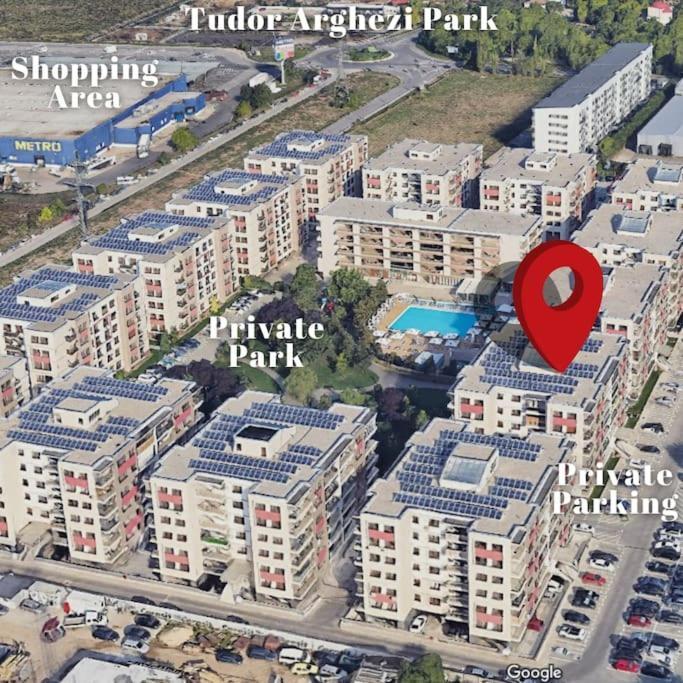 Apartment Solar 50, Private Parking, 2 Bedroom Bucarest Extérieur photo